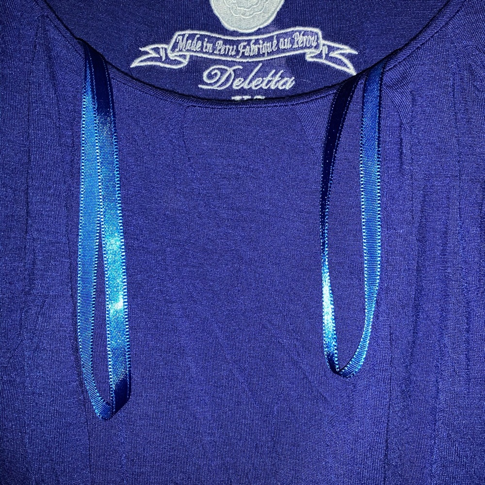 Deletta XS Royal Blue Sleeveless Dress - Picture 13 of 13